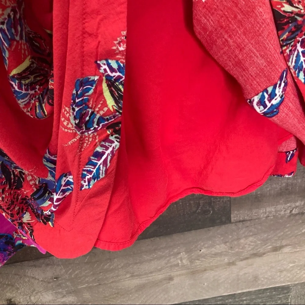 Free People Thought I Was Dreaming Dress in Red - Picture 8 of 16